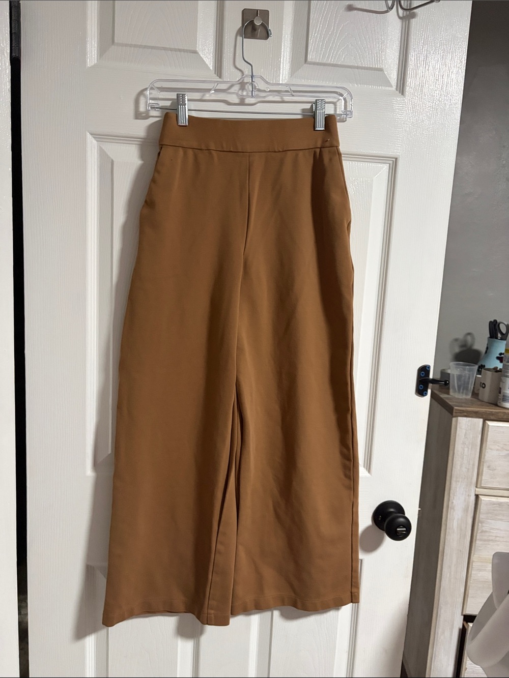 INC International Concepts Wide-Leg Pants in Camel Brown size PP